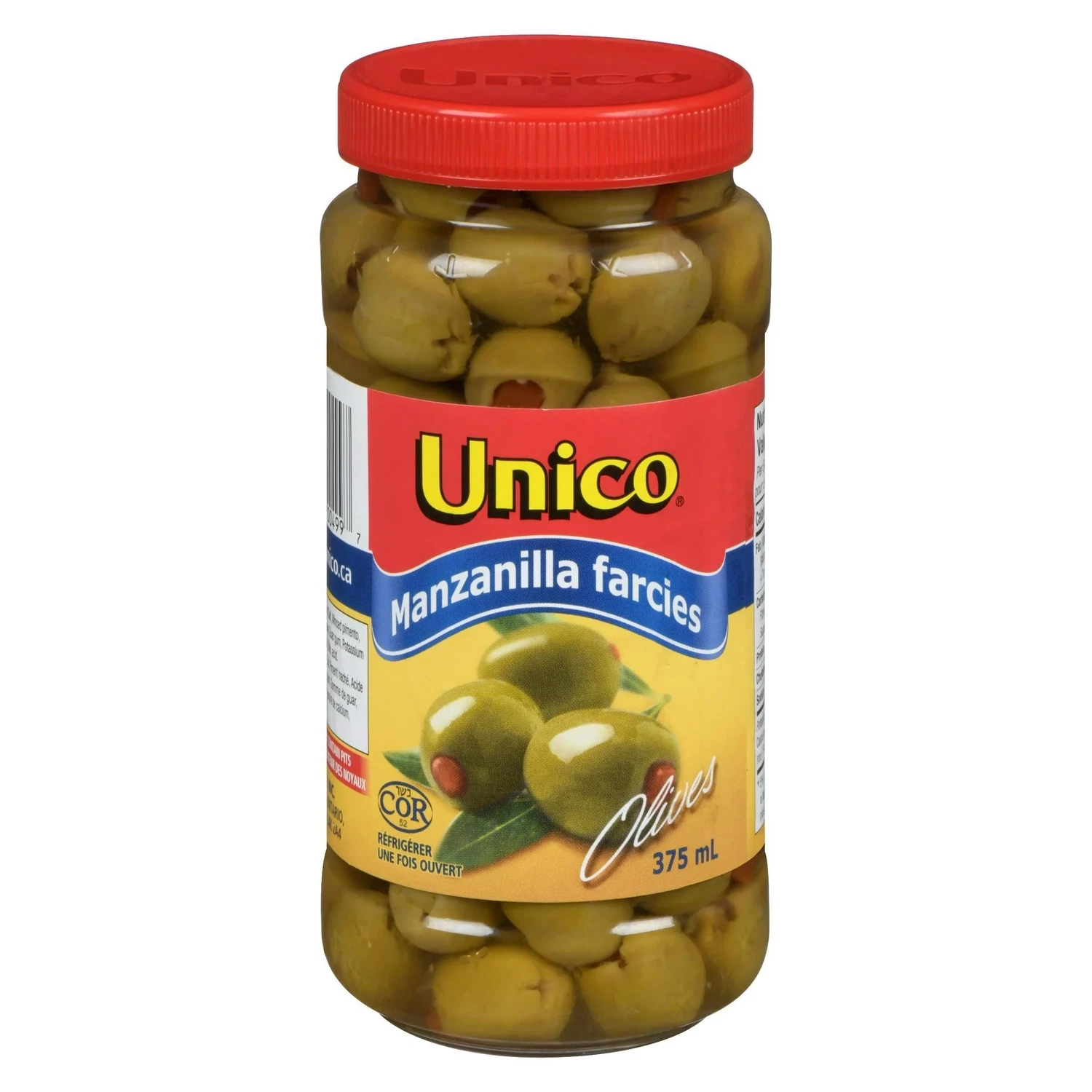 Unico- Stuffed Manzanilla Olives 375ml