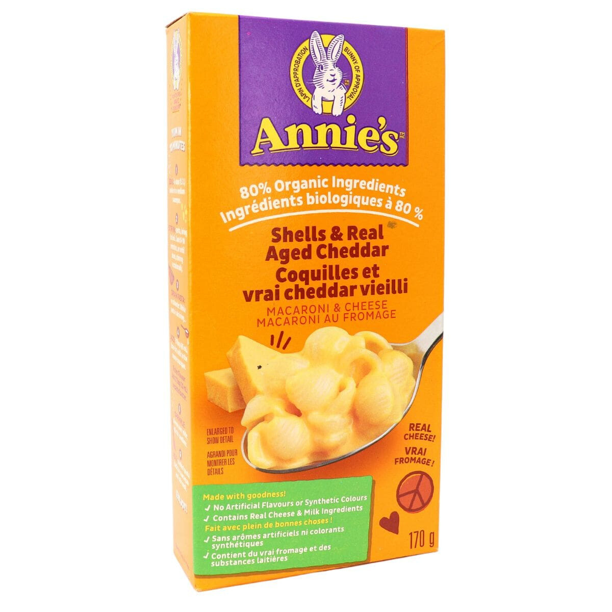 Annie's - Shells & Real Aged Cheddar 170g