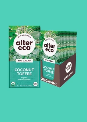 Alter Eco - Coconut Toffee Bar 75g
