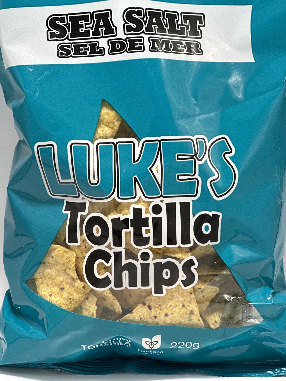 Lukes Tortilla Chips Sea Salt 220g Online Grocery Shopping at Lee