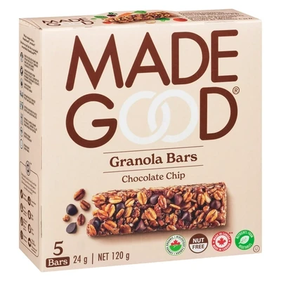 Made Good - Granola Bars Choc. Chip (5) 120g