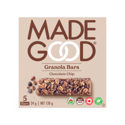Made Good - Granola Bars  - Chocolate Chip  (5) 120g