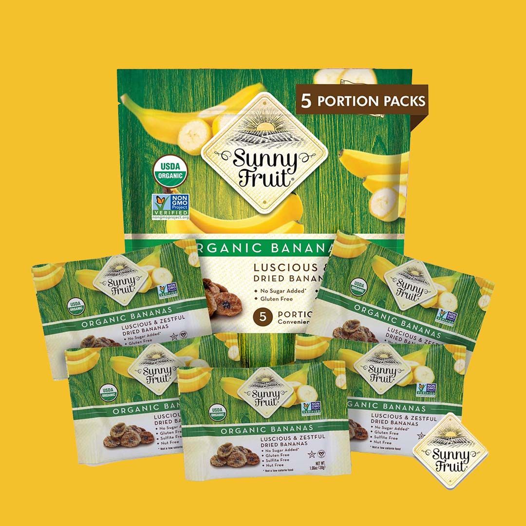 Sunny Fruit - Org. Dried Bananas  10g