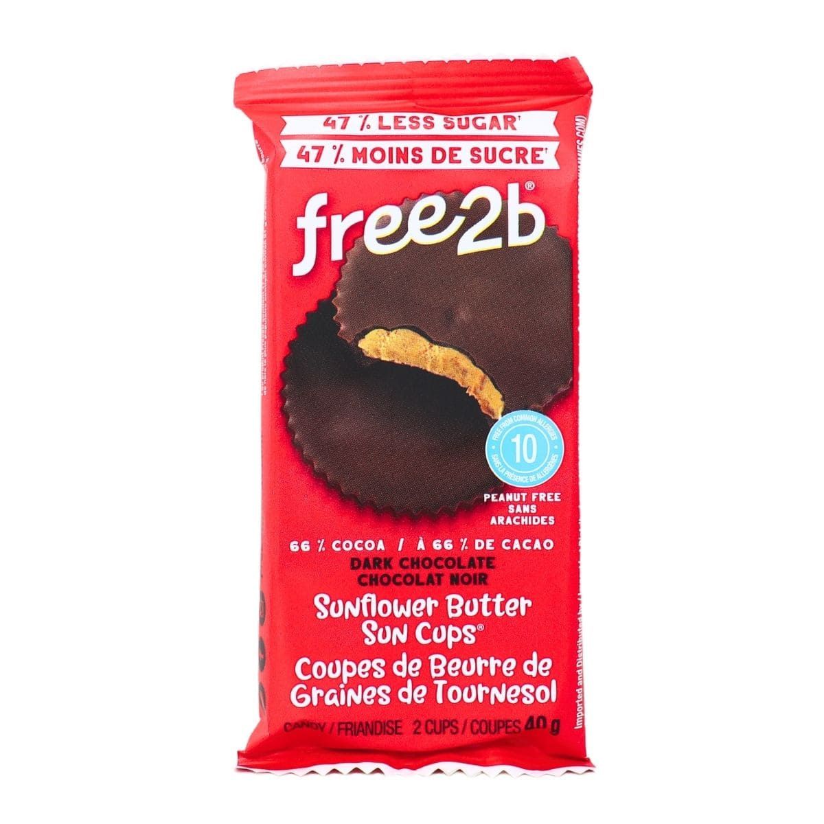 Free 2B - Sunflower Butter Cups  40g