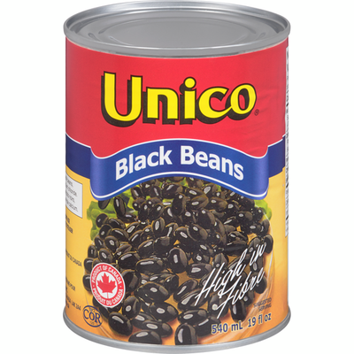 Unico Black Beans 19oz