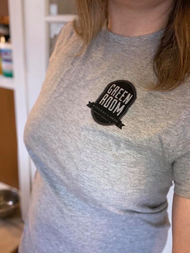 Green Room Grey tee shirt
