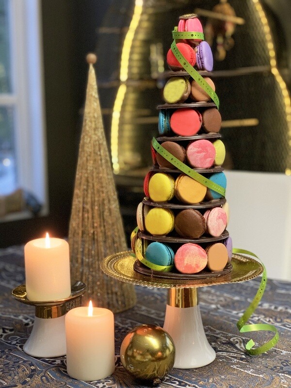 Sapin de macarons