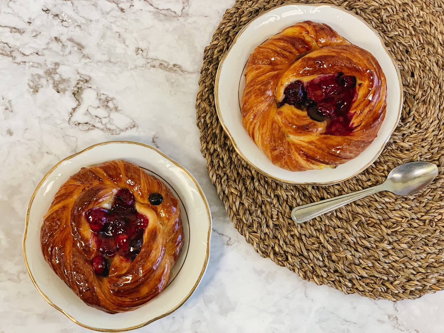 6 Danoises framboises