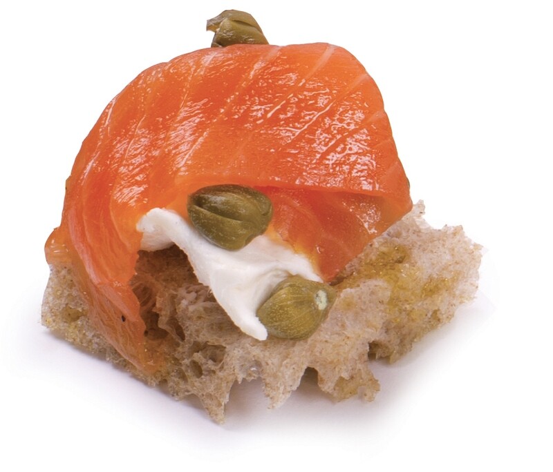 Saumon fumé, fromage à la crème