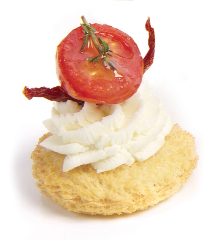Fromage de chèvre, tomate confite et séchée