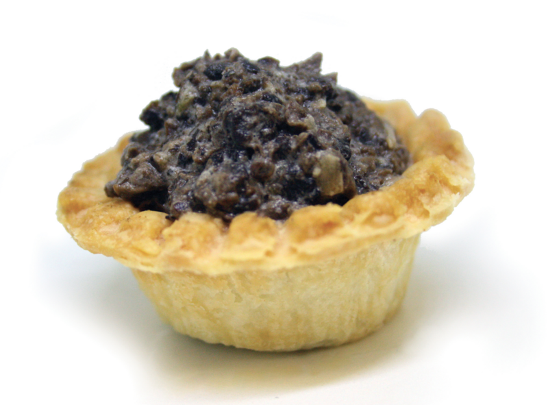 Tartelette aux champignons à la crème