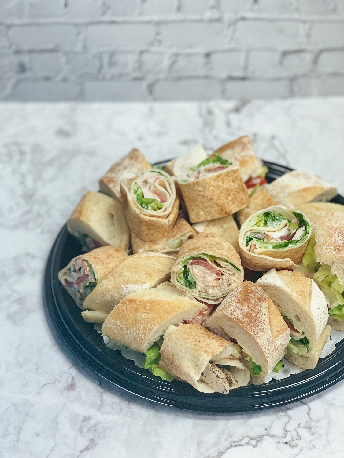 Plateau de sandwichs rustiques