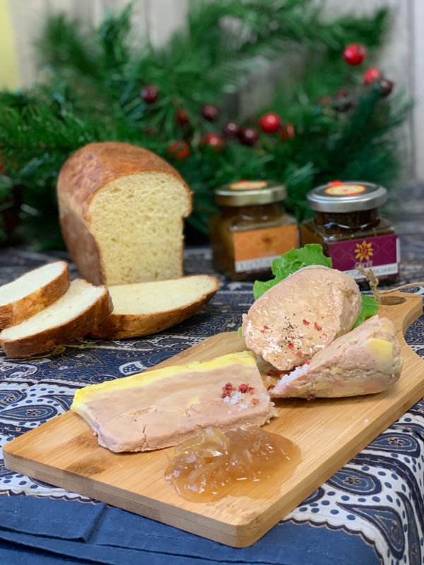 Foie gras de canard au torchon maison