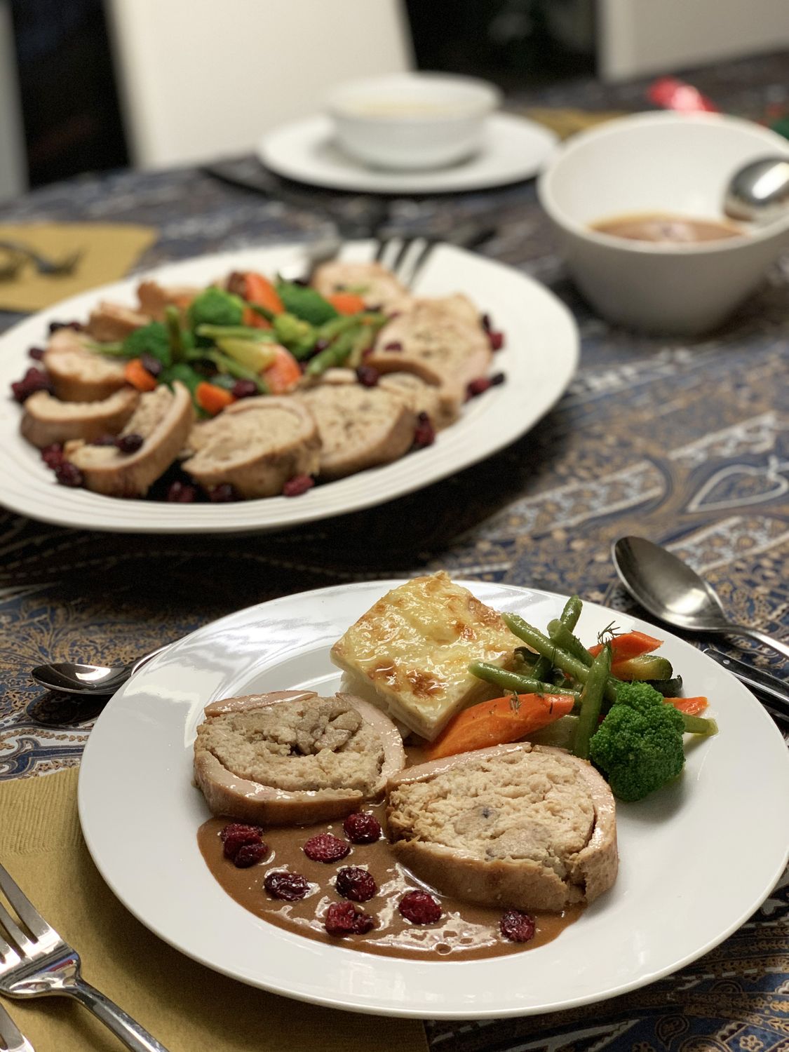 Roulé de dinde 6 personnes