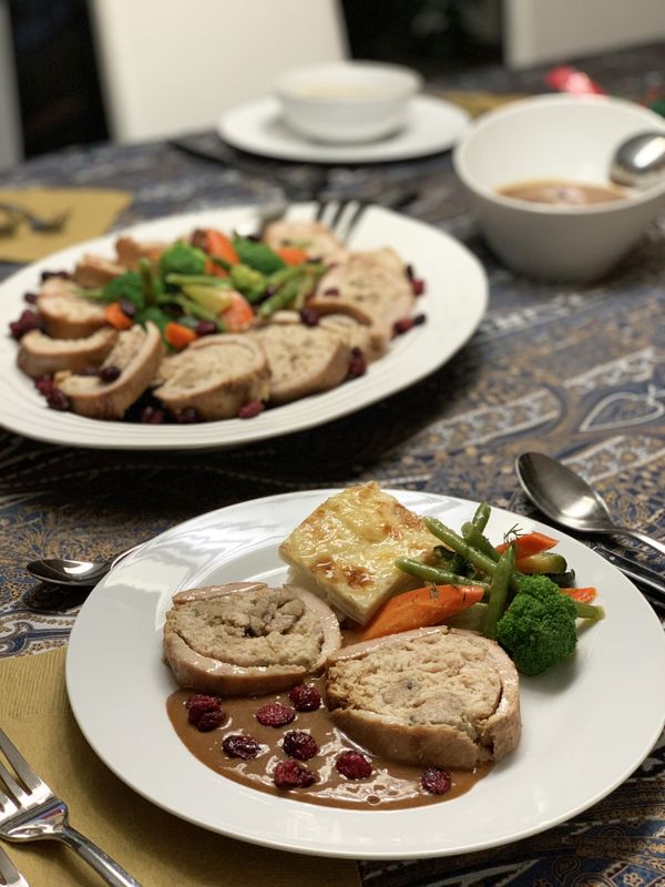 Roulé de dinde 6 personnes