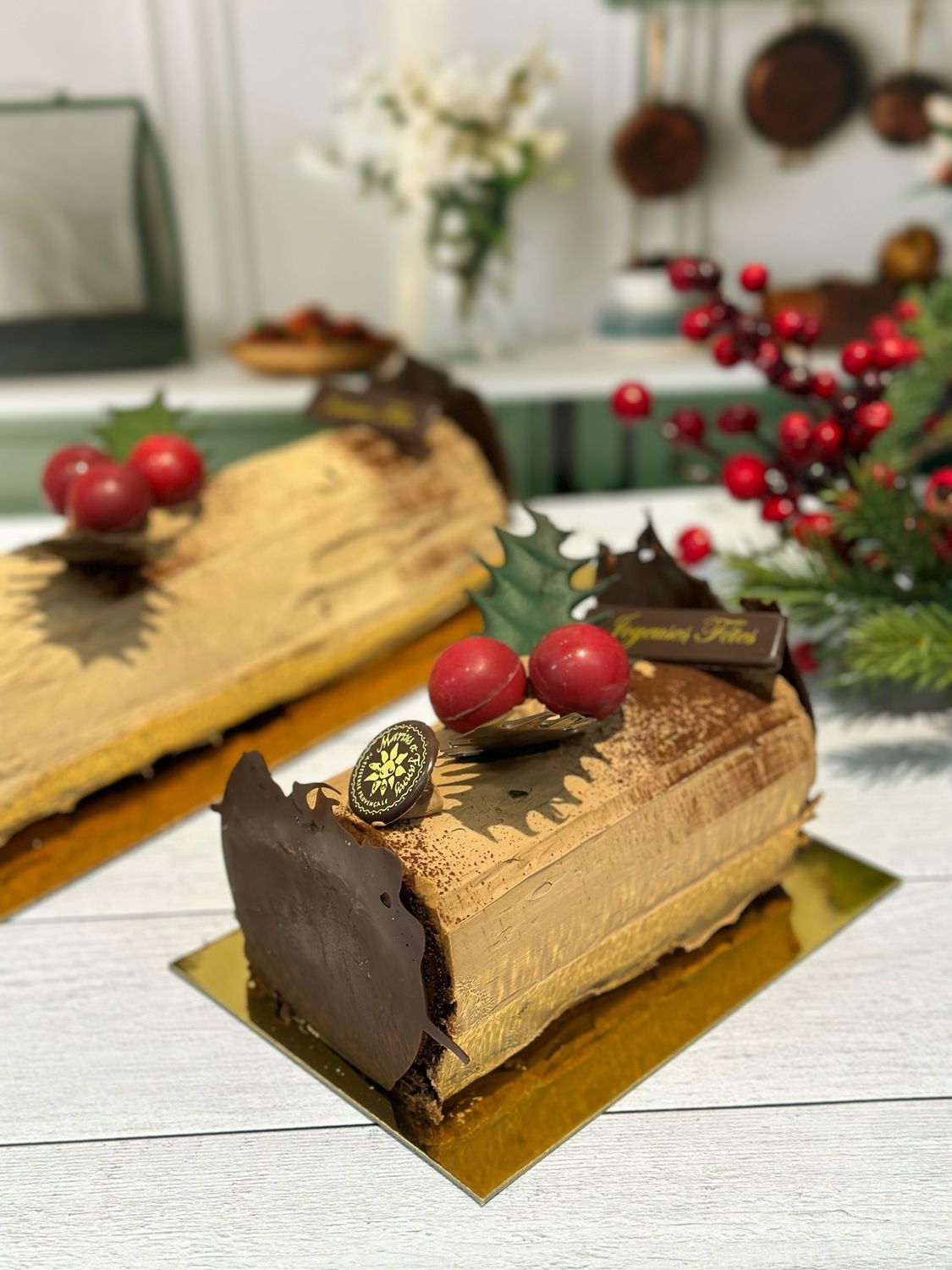 Bûche chocolatée