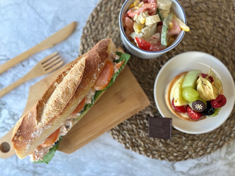 Saumon et olives noires