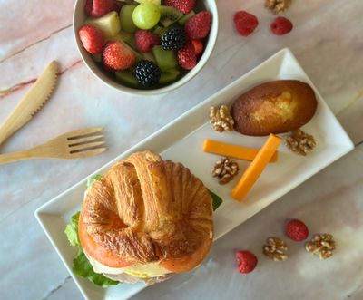 Boîte croissant déj.