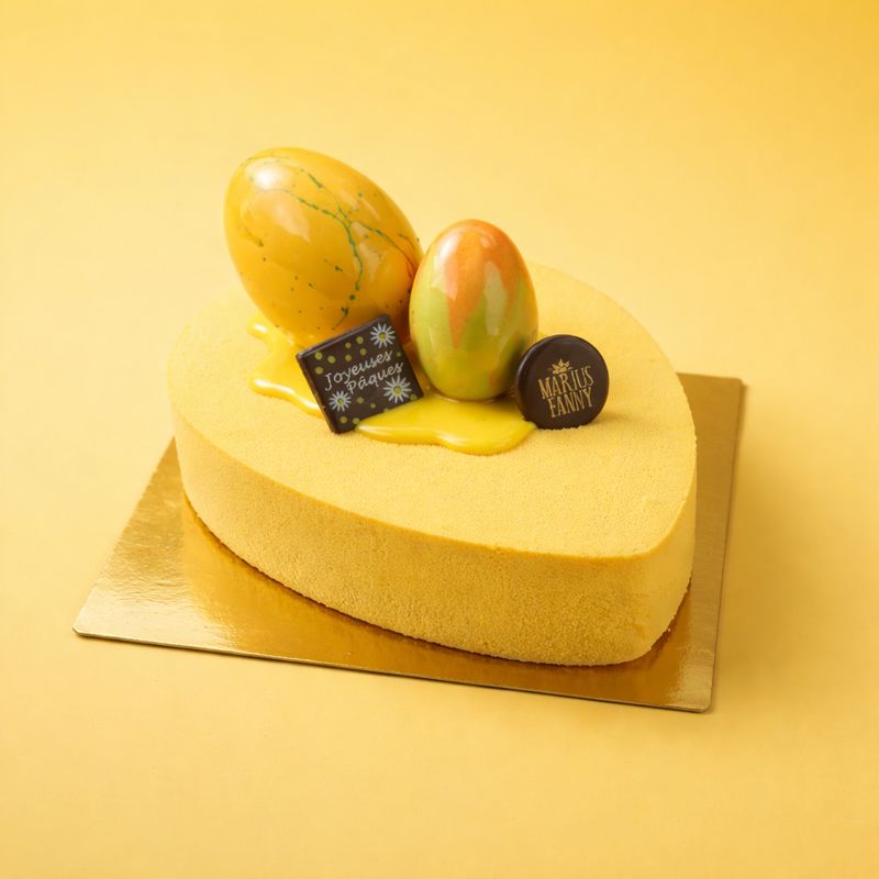 L’oeuf abricot pistache