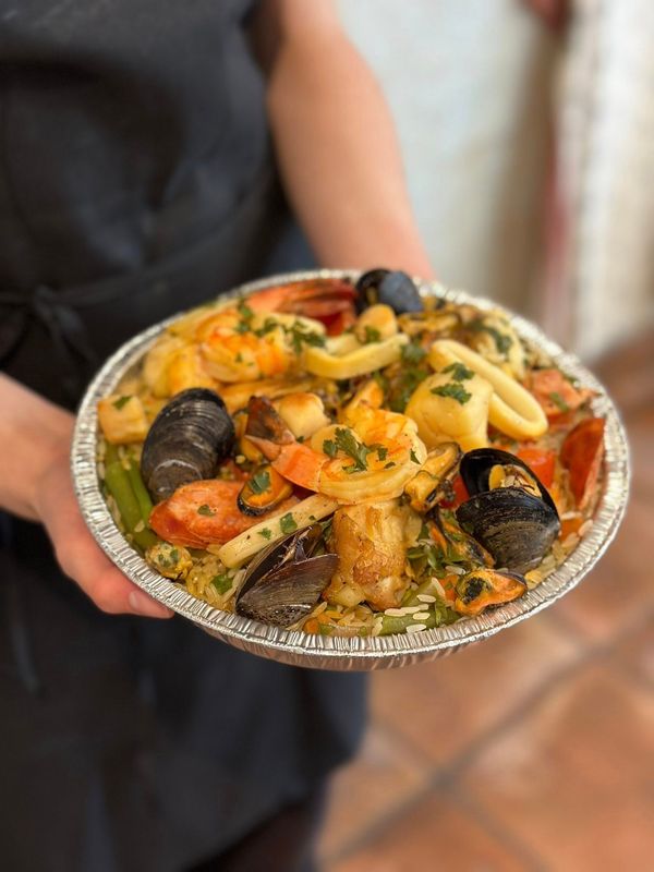 Paëlla aux fruits de mer