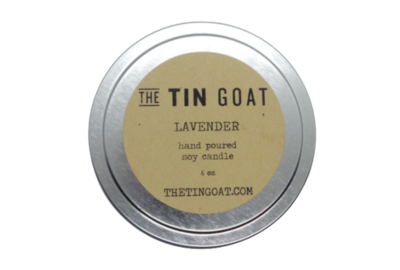 Tin Goat Candle