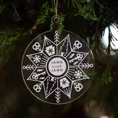 Jawn Sweet Jawn - Philly Christmas Ornament by Exit343 Design