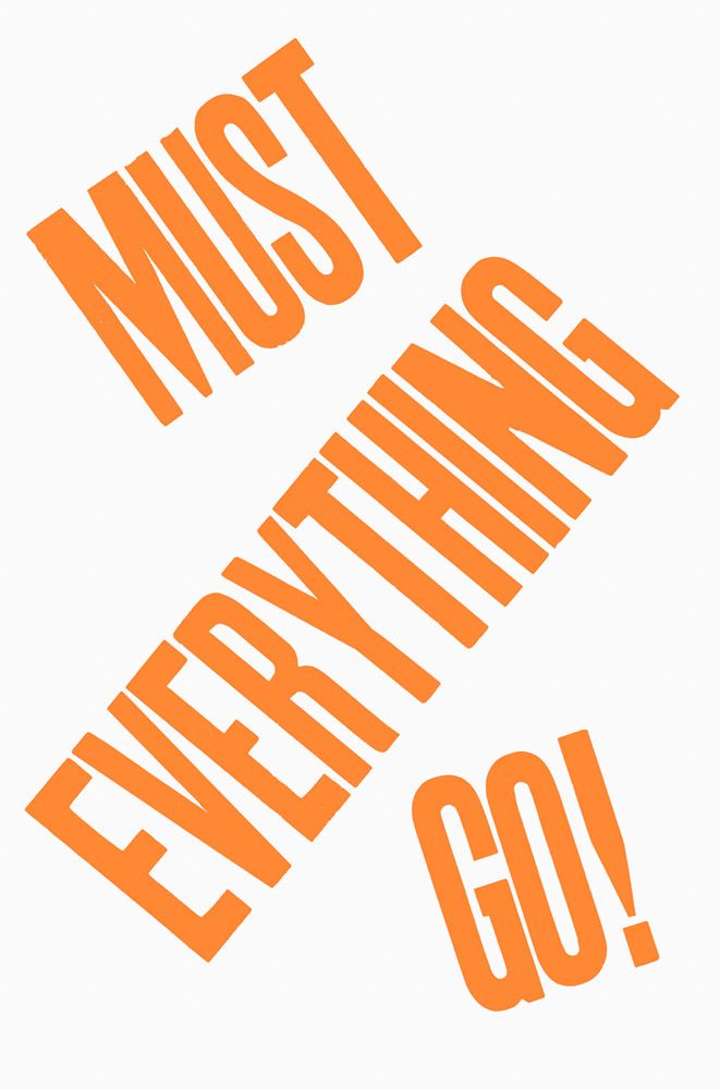 Everything Must Go! edited by Jason Fulford