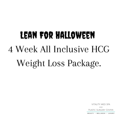 Lean For Halloween - 4 Week All Inclusive HCG Weight Loss Package Lean For Halloween - 4 Week All Inclusive HCG Weight Loss Package