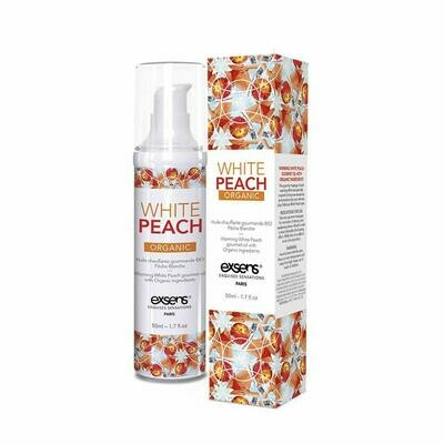 Exsens Warming Massage Oil White Peach 1.7oz