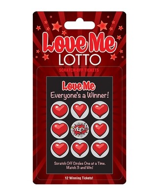 Love Me Lotto Scratch-Off Tickets