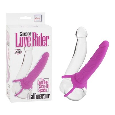 Love Riders Dual Penetrator Silicone Pink