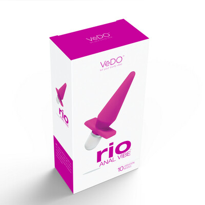 Vedo Rio Anal Vibe In Bed Pink