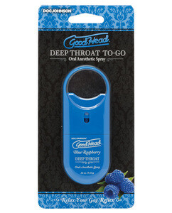 GoodHead Deep Throat Spray To-Go Blue Raspberry
