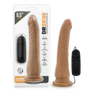 Dr. Skin 8.5" Vibrating Cock With Suction Cup
