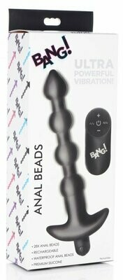 BANG! Vibrating Anal Beads W/Remote