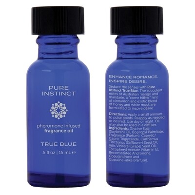 Pure Instinct True Blue Pheromone Infused Oil 5oz