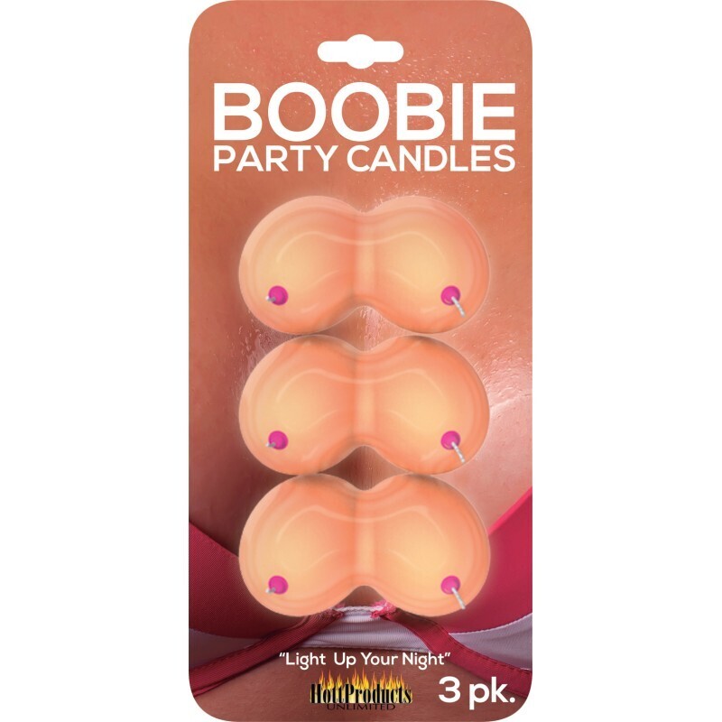 Boobie Party Candles 3 Pack