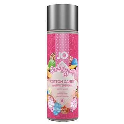 Jo Candy Shop Cotton Candy Flavored Water Based Lubricant 2oz