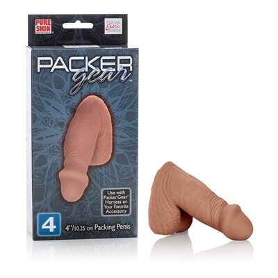 Packer Gear Brown Packing Penis 4 Inch