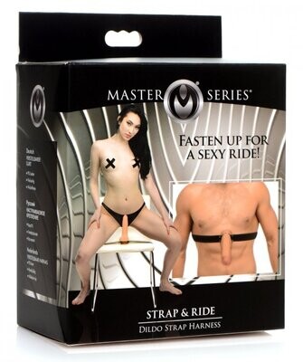 Master Series Strap & Ride Dildo Strap Harness