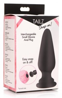 Interchangeable Silicone Anal Plug Small