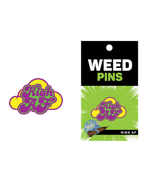 Weed Pins "High AF" Enamel Pin