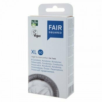 Fair Squared XL 60 - 8 pack Kondome