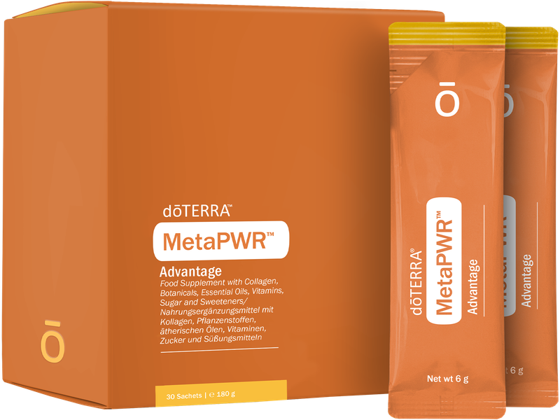 MetaPWR™ Advantage. Hochwertiges Kollagen mit ätherischen Ölen