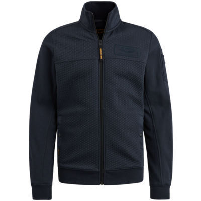 PME Legend Sweat Jacket Met Jacquard Patroon