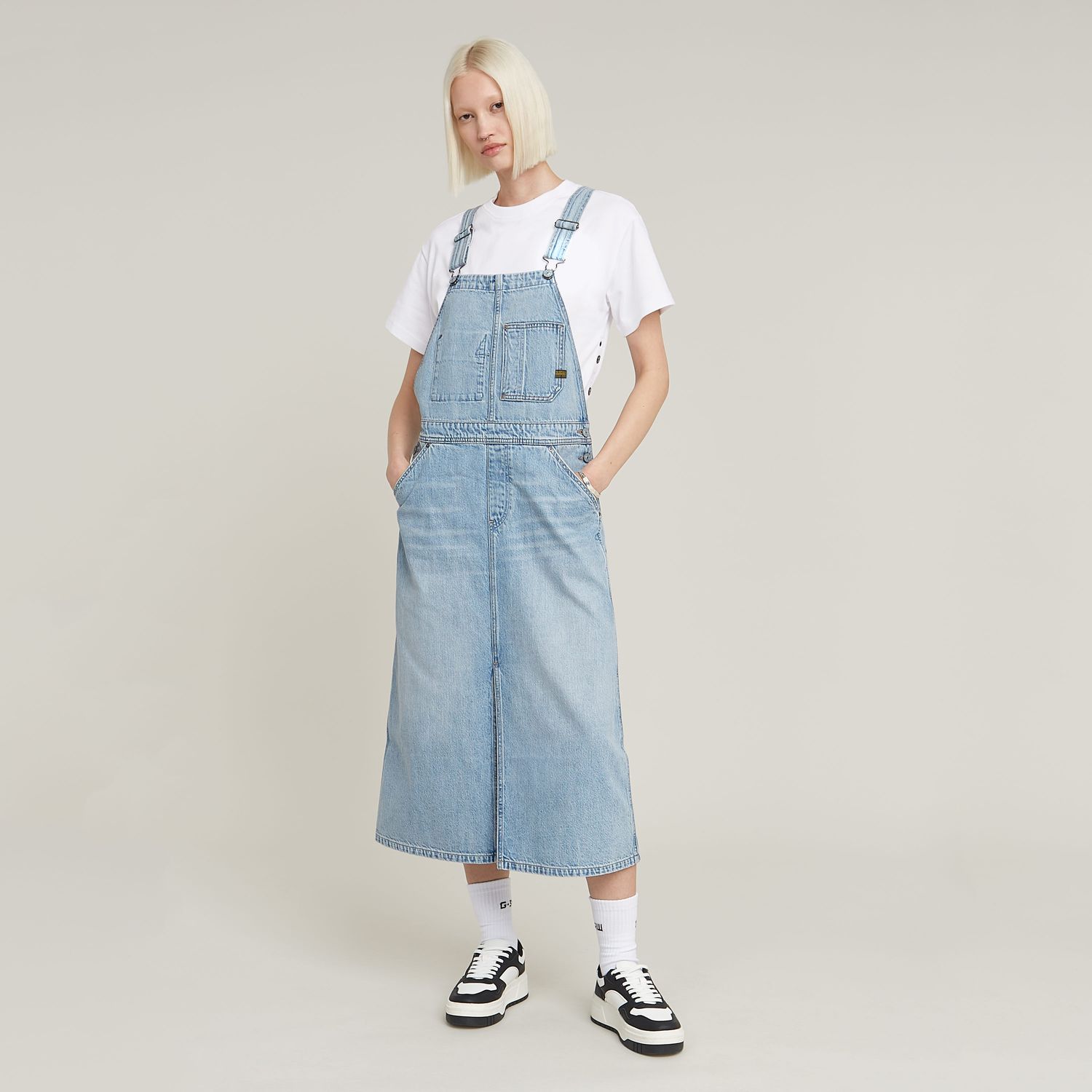 G-Star Midi Dungaree Dress