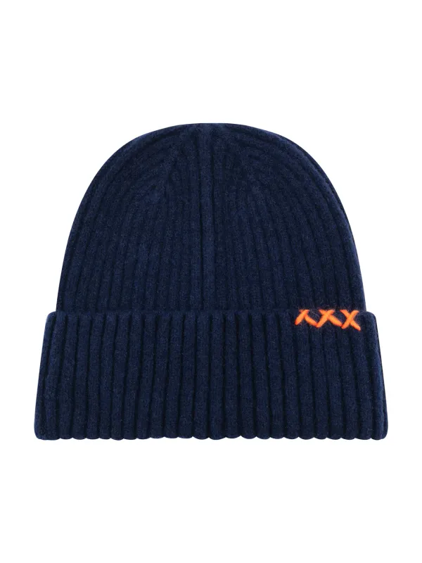 Scotch &amp; Soda Decode Rib Cuff Stitch Beanie