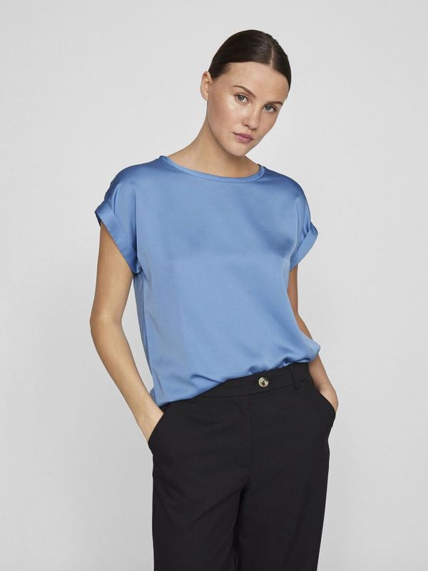 Vila Viellette S/S Satin Top