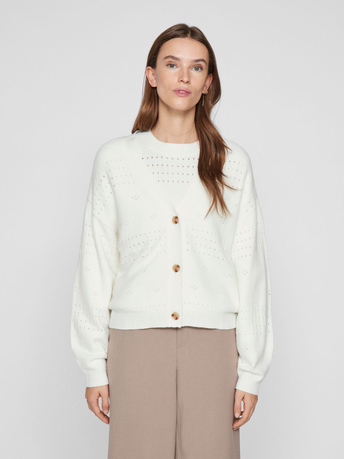 Vila Viril V-Neck L/S Knit Cardigan