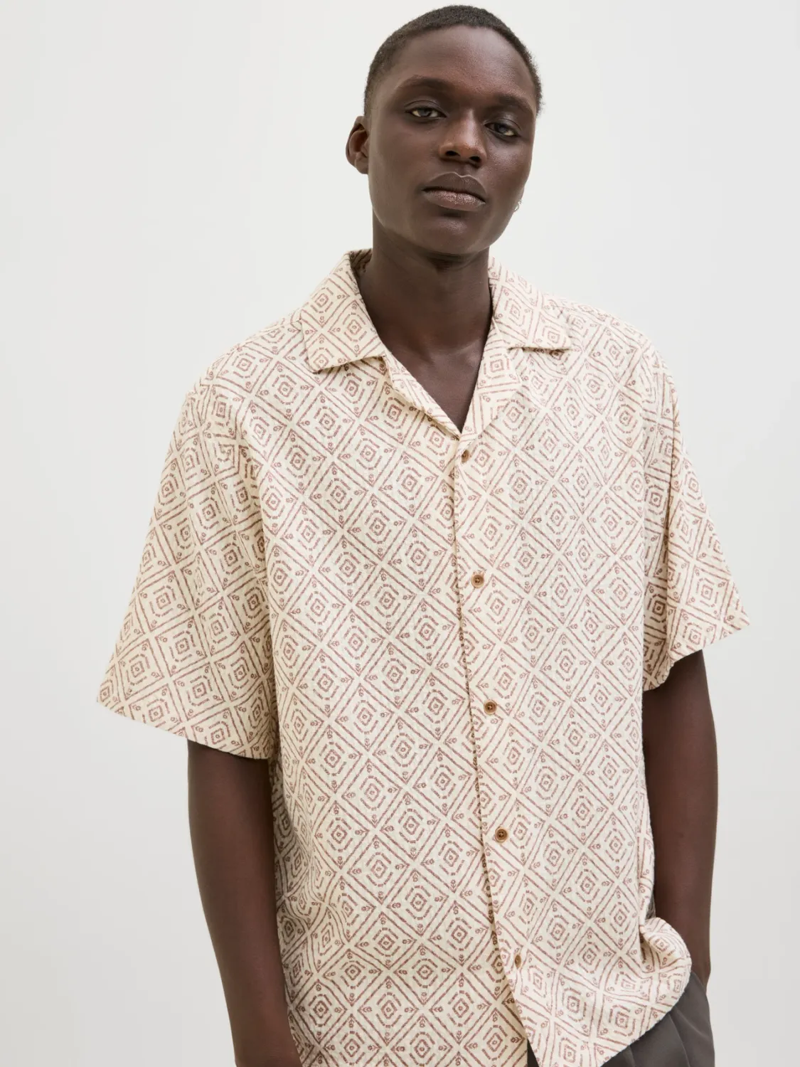 Jack &amp; Jones JPR Bluvincent Print Resort S/S Shirt